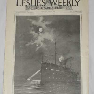 Leslie's Weekly Illustrated, Vol. LXXXVIII No. 2279, Watching the Actions of the Germans at Samoa