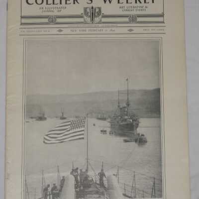 Collier's Weekly, Vol. 22 No. 19, The Oregon at Valparaiso