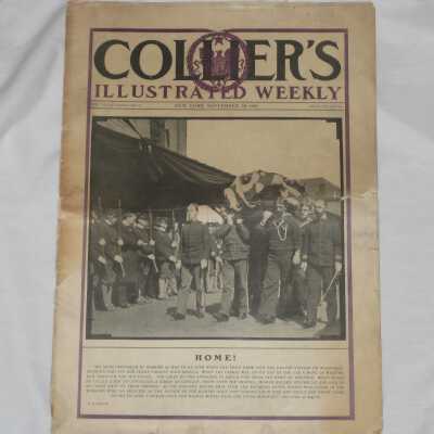 Collier's Weekly, Vol. 27 No. 26, with the title, "Home!"