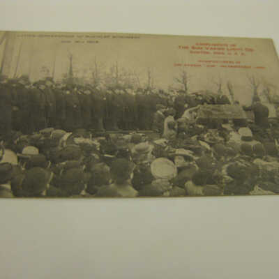 Laying Cornerstone of McKinley Monument Nov. 16th 1905.