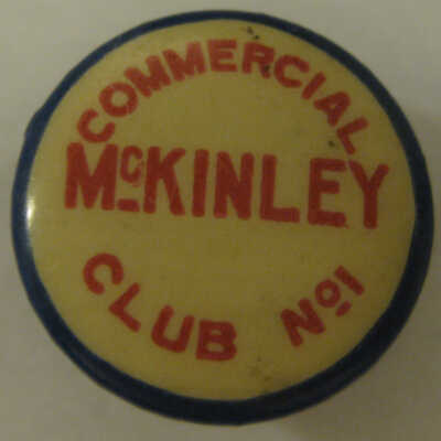 McKinley campaign pin