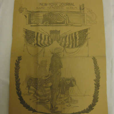Copy of the New York Journal published on February 28, 1898.