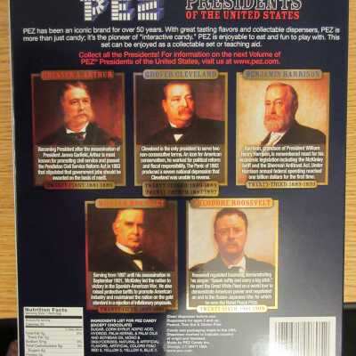 Presidents of the United States Pez Education Series Volume V: 1881-1909