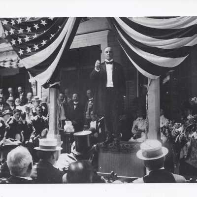 President McKinley Accepting the Nomination for the Second Term July 12, 1900 Blank J