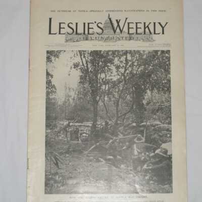 Leslie's Weekly Illustrated, Vol. LXXXVIII No. 2267, "How The Recent Battle At Manila Was Fought"