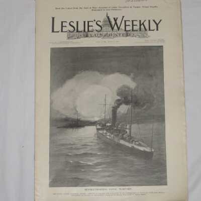 Leslie's Weekly Illustrated, Vol. LXXXVII No. 2234, "Revolutionizing Naval Warfare."