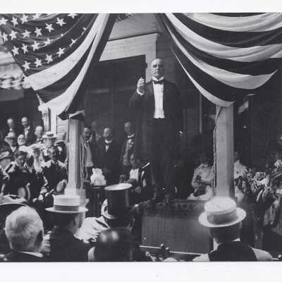 President McKinley Accepting the Nomination for the Second Term July 12, 1900 Blank BB