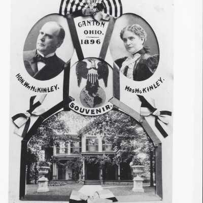 Hon. Wm. McKinley, Mrs. McKinley, Souvenir.