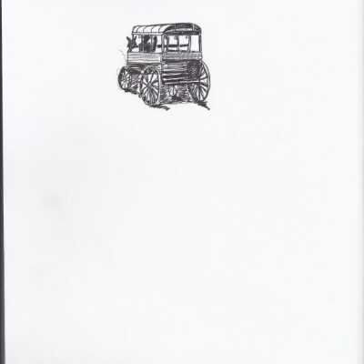 Horse Drawn Cart Sketch