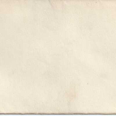 William McKinley Birthday Banquet, 1903, Admittance Ticket Envelope