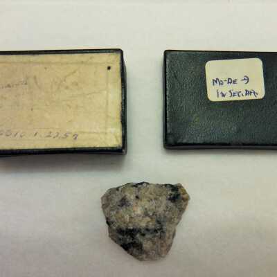 Granite Fragment in Green Box.