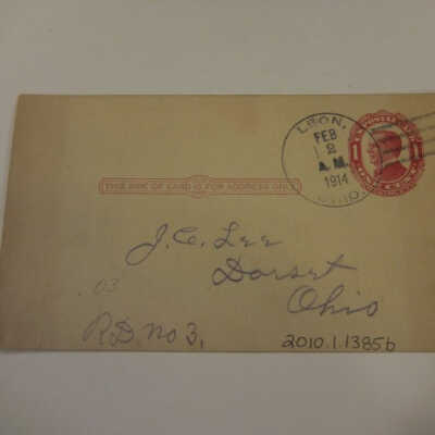 McKinley One Cent Postcard Addressed to J. C. Lee.