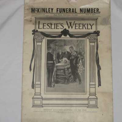 Leslie's Weekly Illustrated, Vol. XCIII No. 2403, "McKinley Funeral Number."