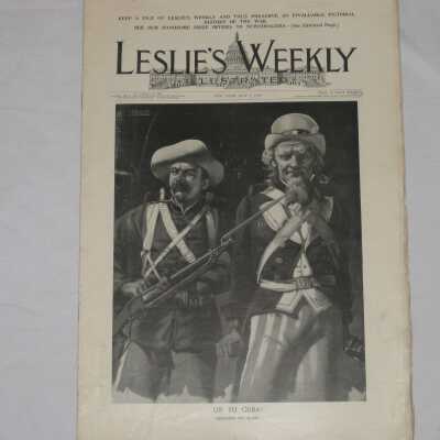 Leslie's Weekly Illustrated, Vol. LXXXVII No. 2225, "On to Cuba".