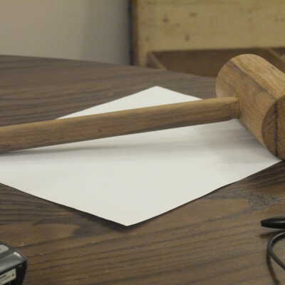 Wooden mallet
