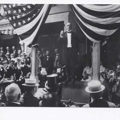 President McKinley Accepting the Nomination for the Second Term July 12, 1900 Blank N