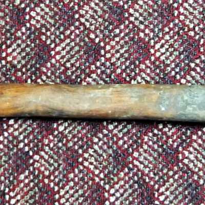 metal and wood peat shovel from McKinley ancestral home