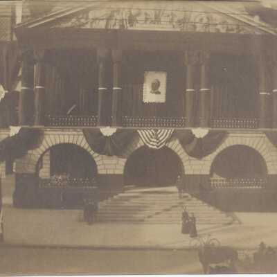 Funeral Service for McKinley at the Canton Courthouse.