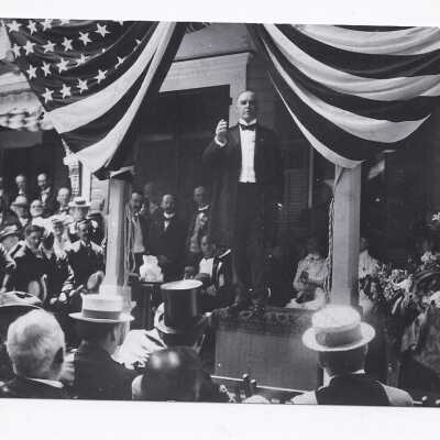 President McKinley Accepting the Nomination for the Second Term, July 12, 1900 April 6, 1974