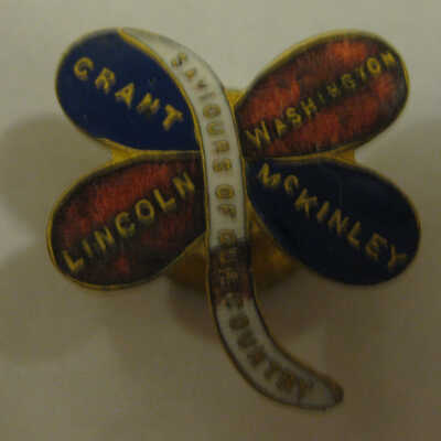 William McKinley campaign pin
