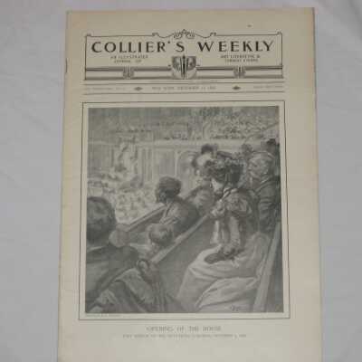 Collier's Weekly, Vol. 22 No. 10, "Opening of the House"