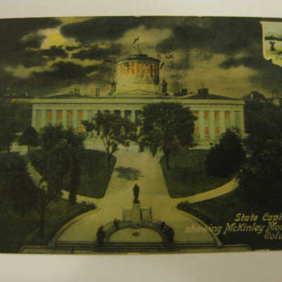 State Capitol showing McKinley Monument, Columbus, Ohio