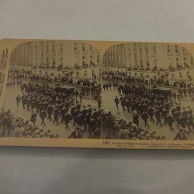 President McKinley's Remains Passing the U.S. Treasury, Washington, D.C. Sept. 17, 1901