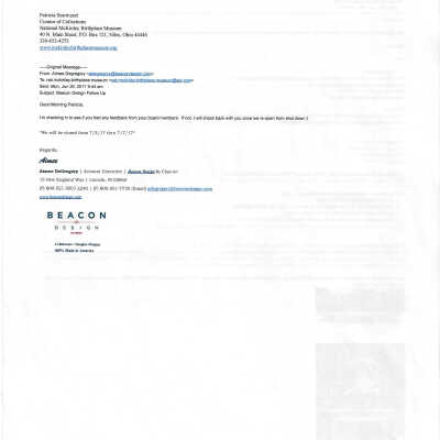 email from Beacon Design