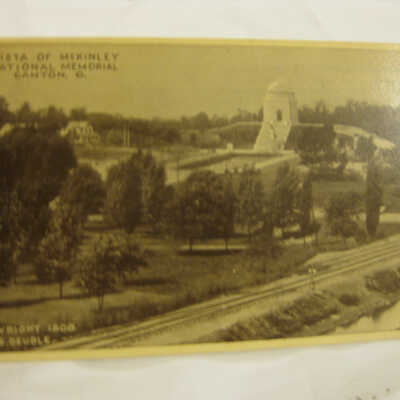 Postcard of McKinley Memorial in Canton, Ohio