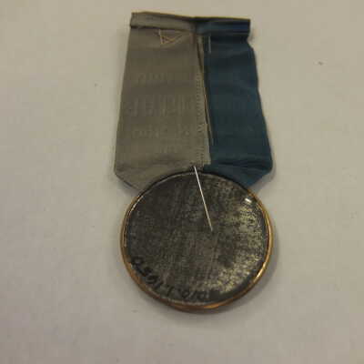 McKinley and Roosevelt pin: "Shenandoah Valley Ex-Confederates Canton, Ohio October 9, 1896"