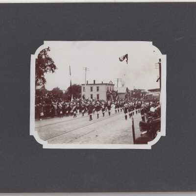 Band Marching in McKinley's Funeral Procession