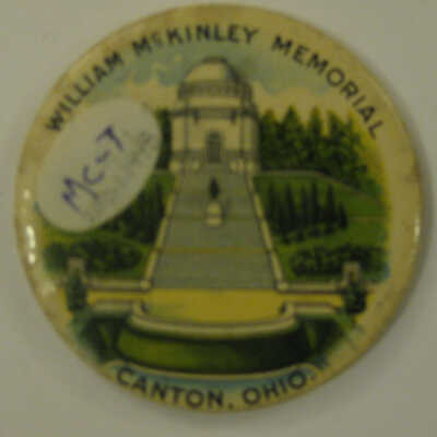 McKinley Memorial Pin, Canton, Ohio.