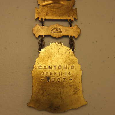 G.A.R. 41st Annual Encampment Souvenir 1907 medal.