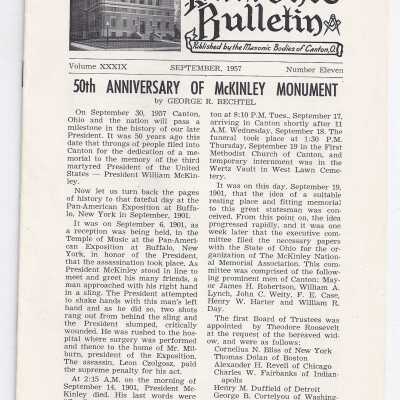 Masonic Bulletin Volume 39, No. 11