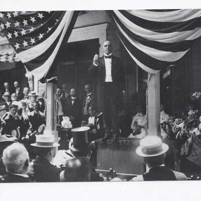 President McKinley Accepting the Nomination for the Second Term July 12, 1900 Blank HH