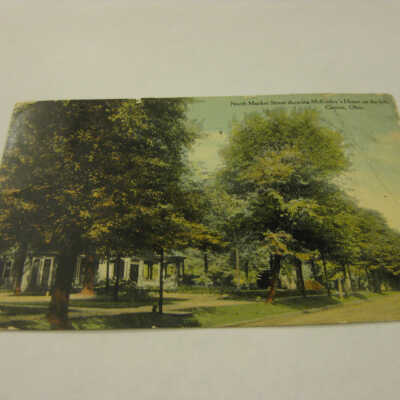 North Market Street showing McKinley's Home on the left, Canton, Ohio