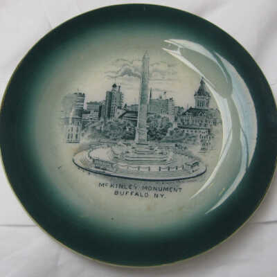 McKinley Monument at Buffalo Commemorative Plate