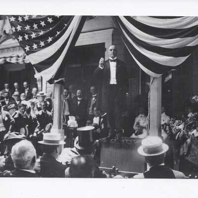 McKinley Accepting the Nomination for 2nd Term blank C