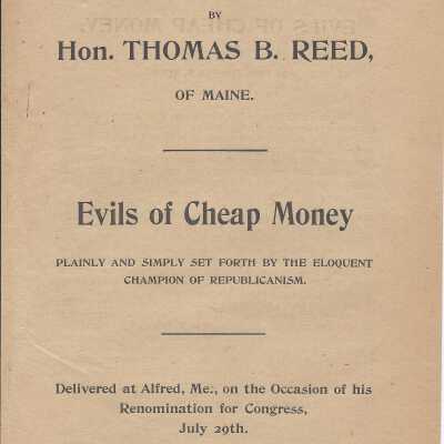 A Great Speech by Hon. Thomas B. Reed