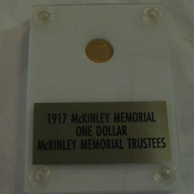 Replica McKinley gold dollar