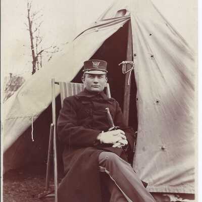 An Officer at Camp McKinley