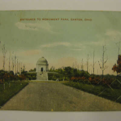 Entrance to Monument Park, Canton, Ohio