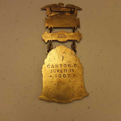 G.A.R. 41st Annual Encampment Souvenir 1907 medal.