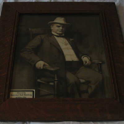 Print of McKinley in a Chair