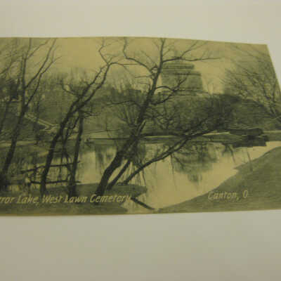 Mirror Lake, West Lawn Cemetery Canton, O.
