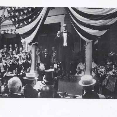 McKinley Accepting 2nd term nomination Blank E