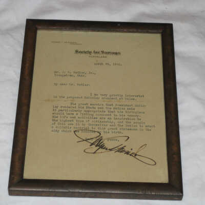 Letter from Herrick to Butler