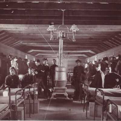 Inside Barracks at Fort McKinley