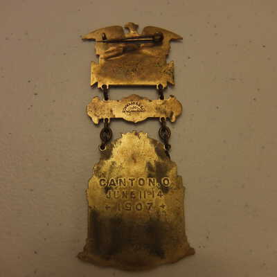 G.A.R. 41st Annual Encampment Souvenir 1907 medal.