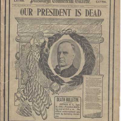 Pittsburgh Commercial Gazette, McKinley Death Bulletin